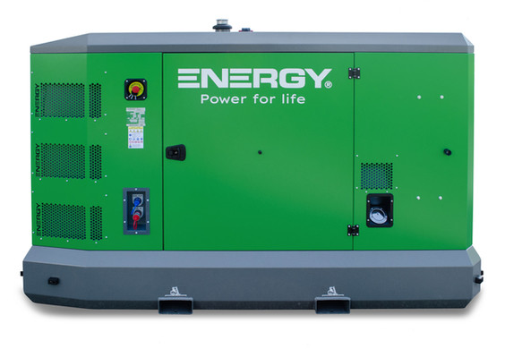 Energy EY-R30Y gamma Rental – gruppo elettrogeno 30 kVA Stage IIIA 1500 rpm con motore Yanmar e alternatore Linz.