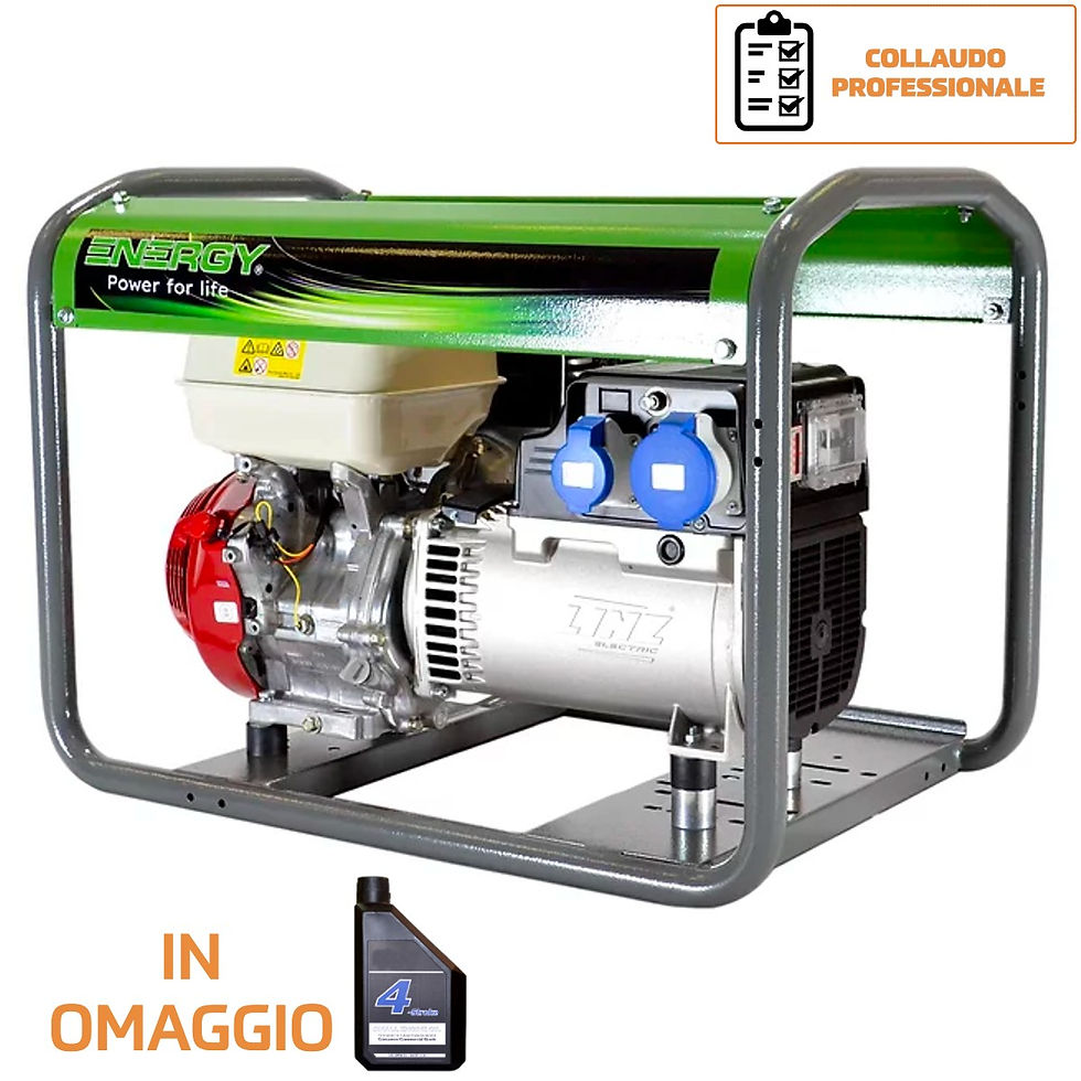 Generatore di corrente benzina Energy EY-5,5MB - Monofase - 4,4 kW - AVR