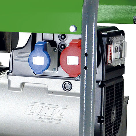 Energy generator sets. Professional power generators. Manual switchboard Active range EY-5TDE with AVR and with Condenser