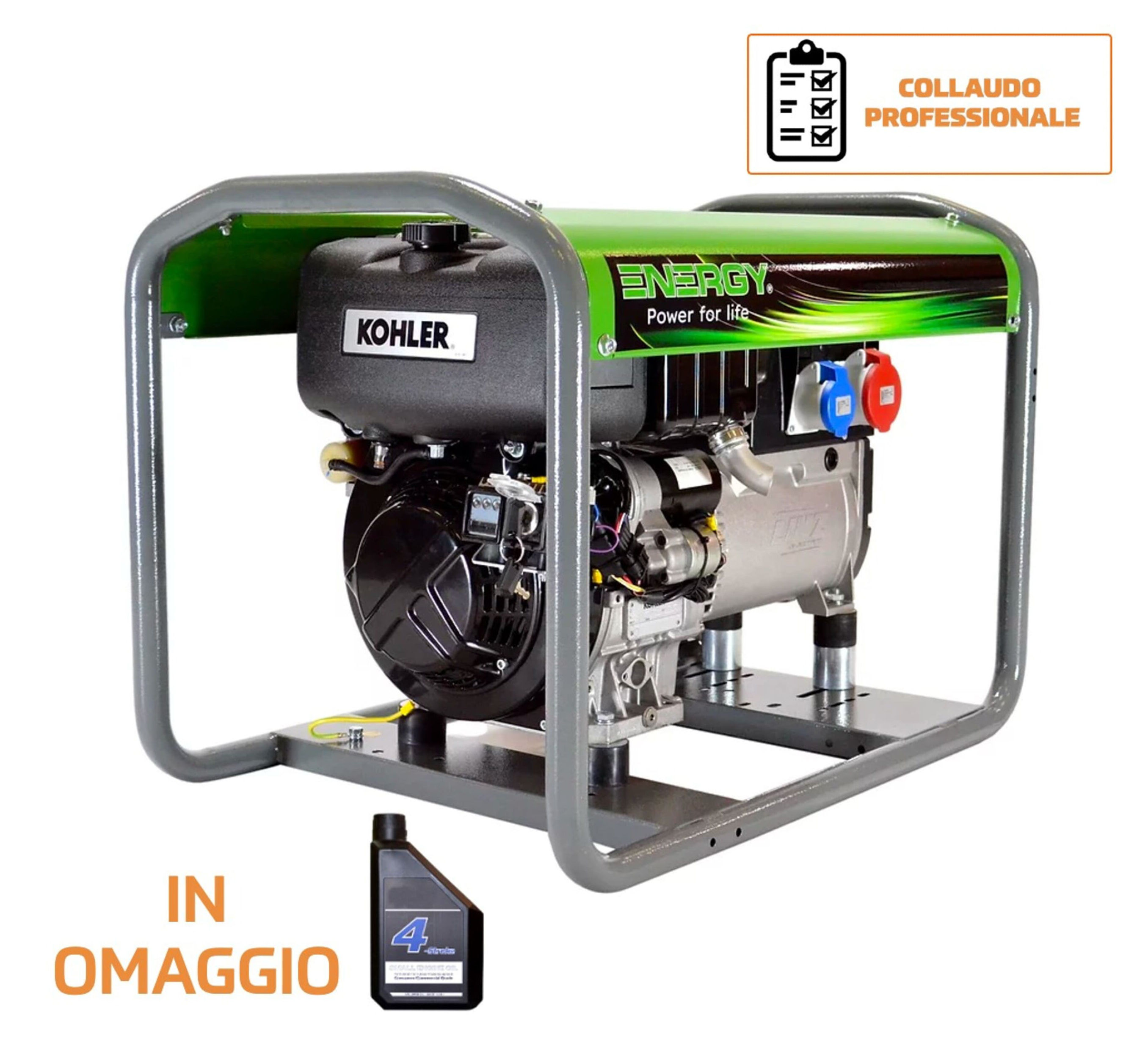 Generatore di corrente diesel Energy EY-5TDE - Trifase - 3,7 kW - Avr