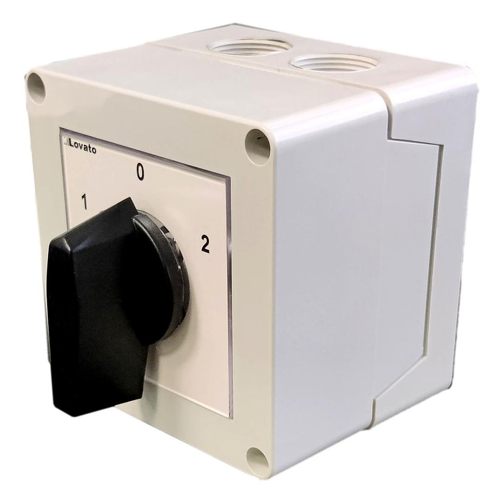 Miniatura: Commutatore manuale 32A MTS-25 230/400 V per gruppi elettrogeni