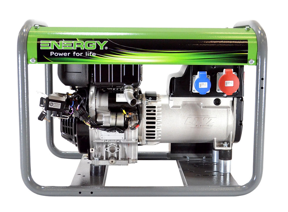 Miniatura: Generatore di corrente diesel Energy EY-7TDE - Trifase - 5,6 kW - Avr