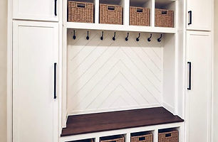 Mudroom Built-Ins, Raleigh NC