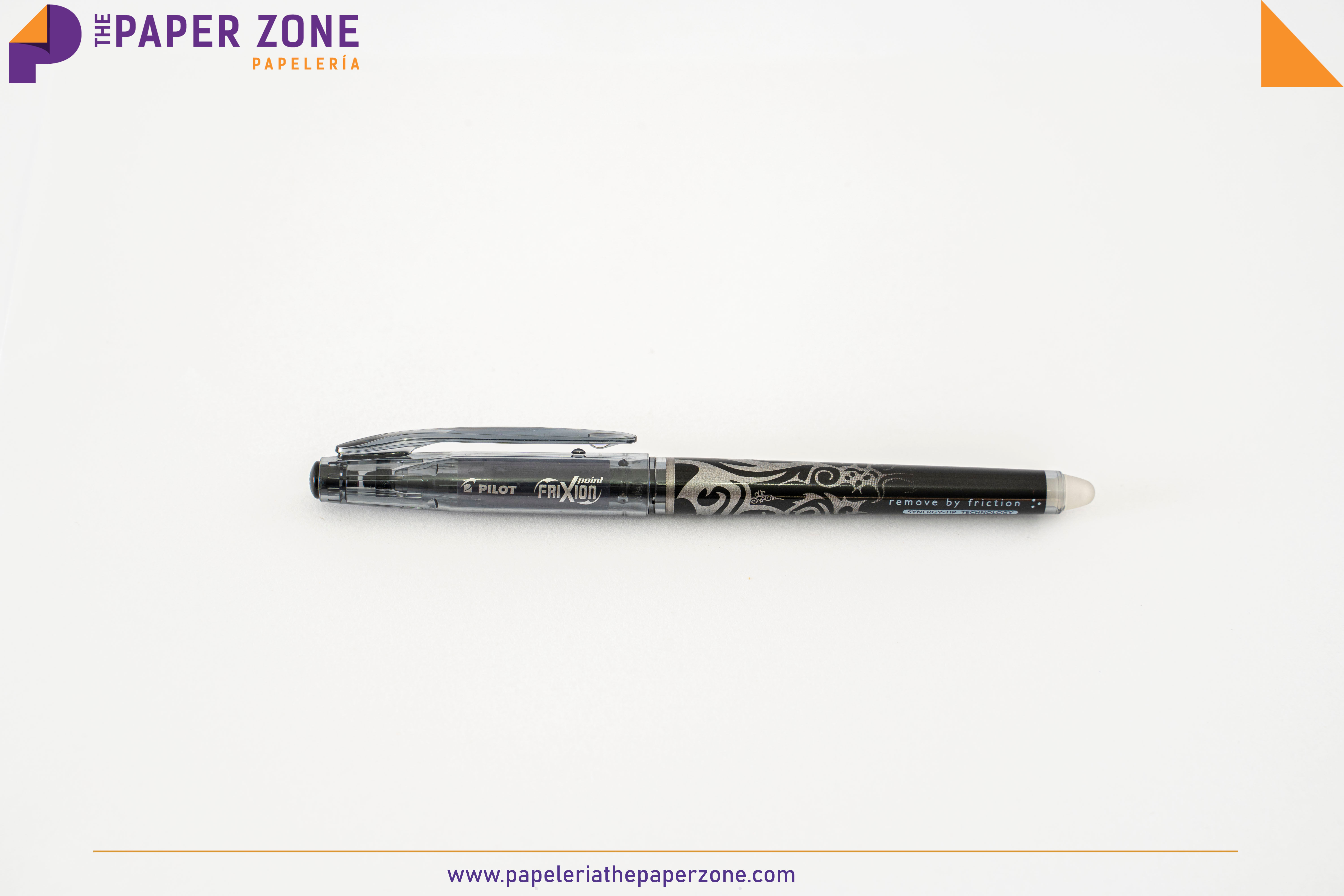 Lapicero pilot frixion 0.5mm color negro tapa borrable