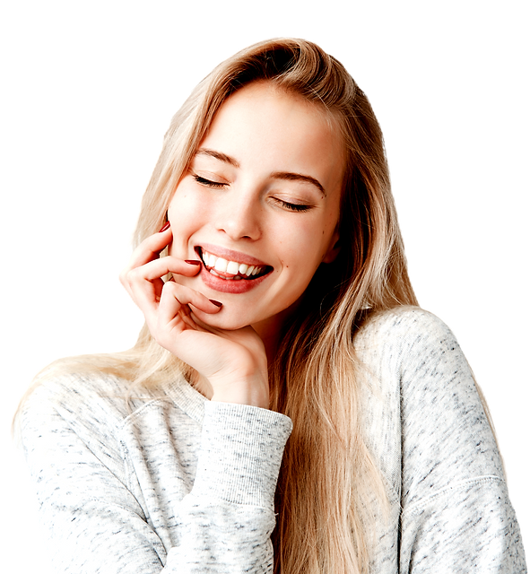 beautiful-female-closing-eyes-because-jo