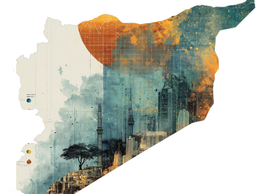 A modern map of Syria