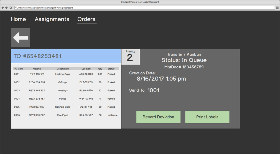 TL Order Details (TransferKanban)
