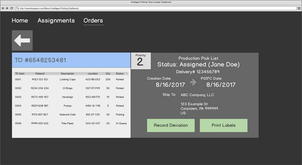 TL Order Details (External)