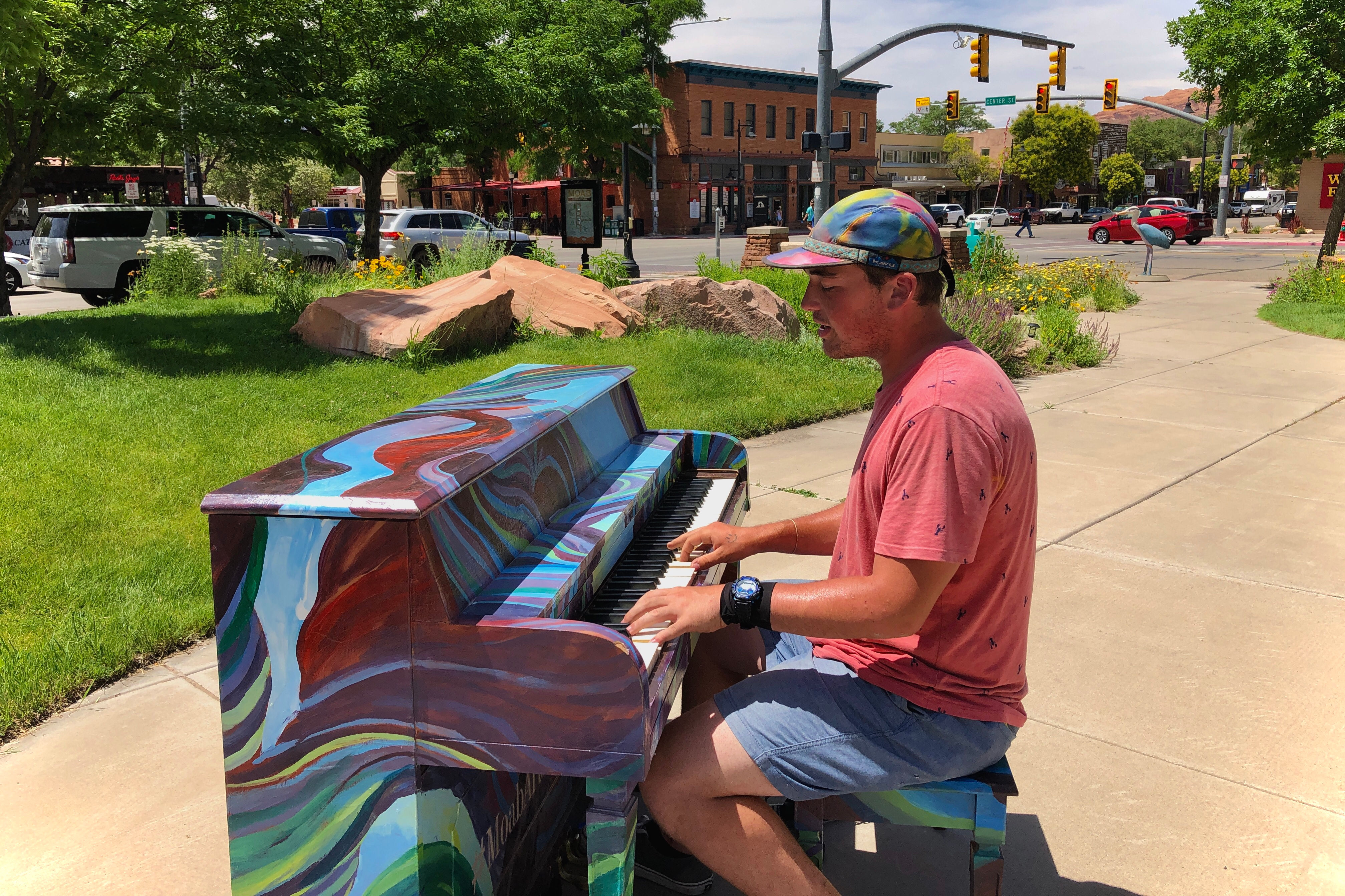 Public Piano in Moab- Not For Sale