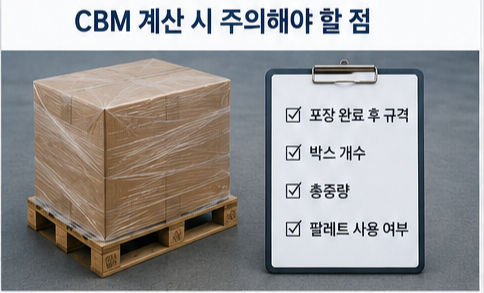 cbm계산 주의사항