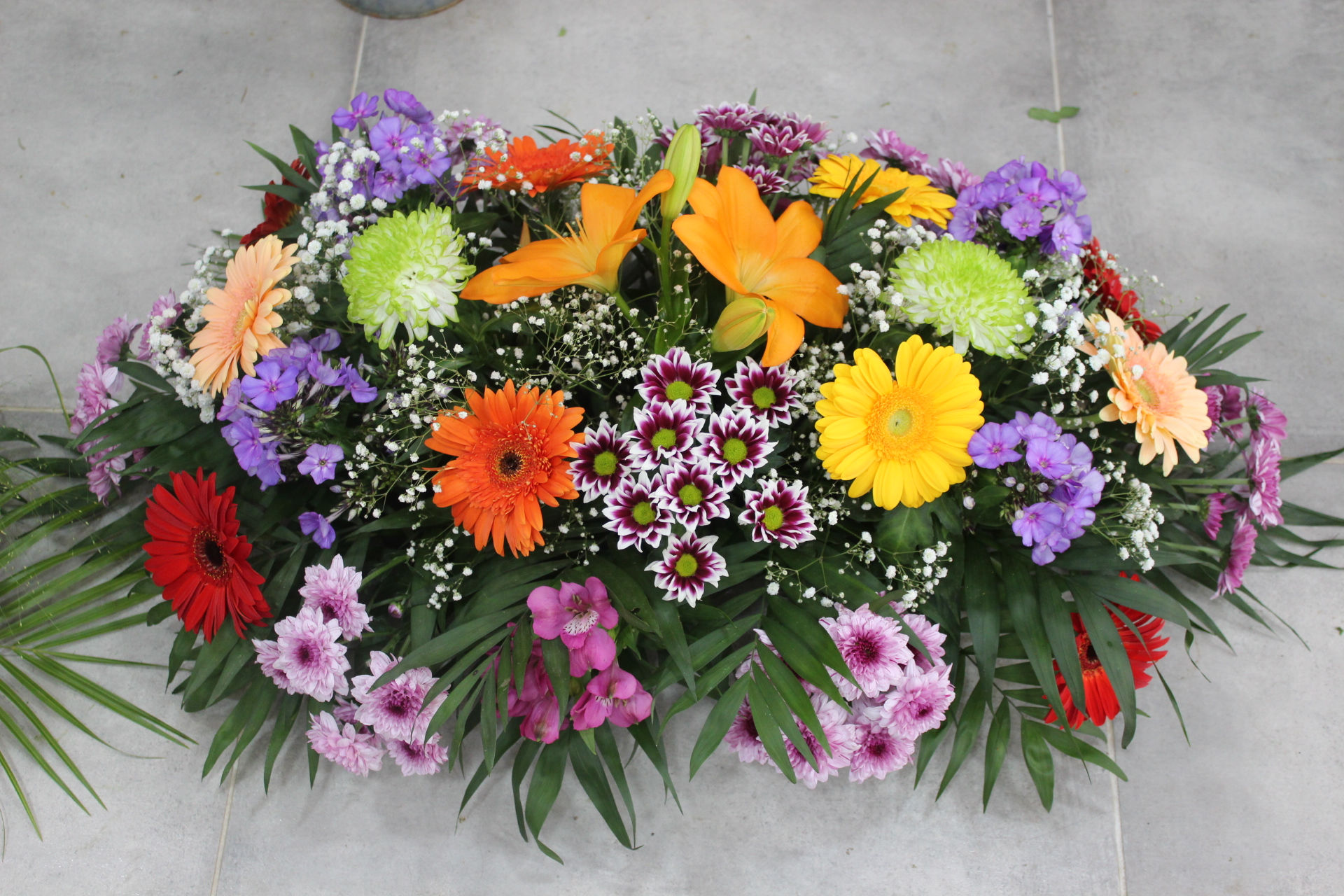 Coussin deuil varié