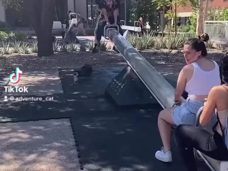 Remember the swings? Well here’s the seesaws!