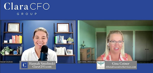 Gina on the Clara CFO Group Podcast