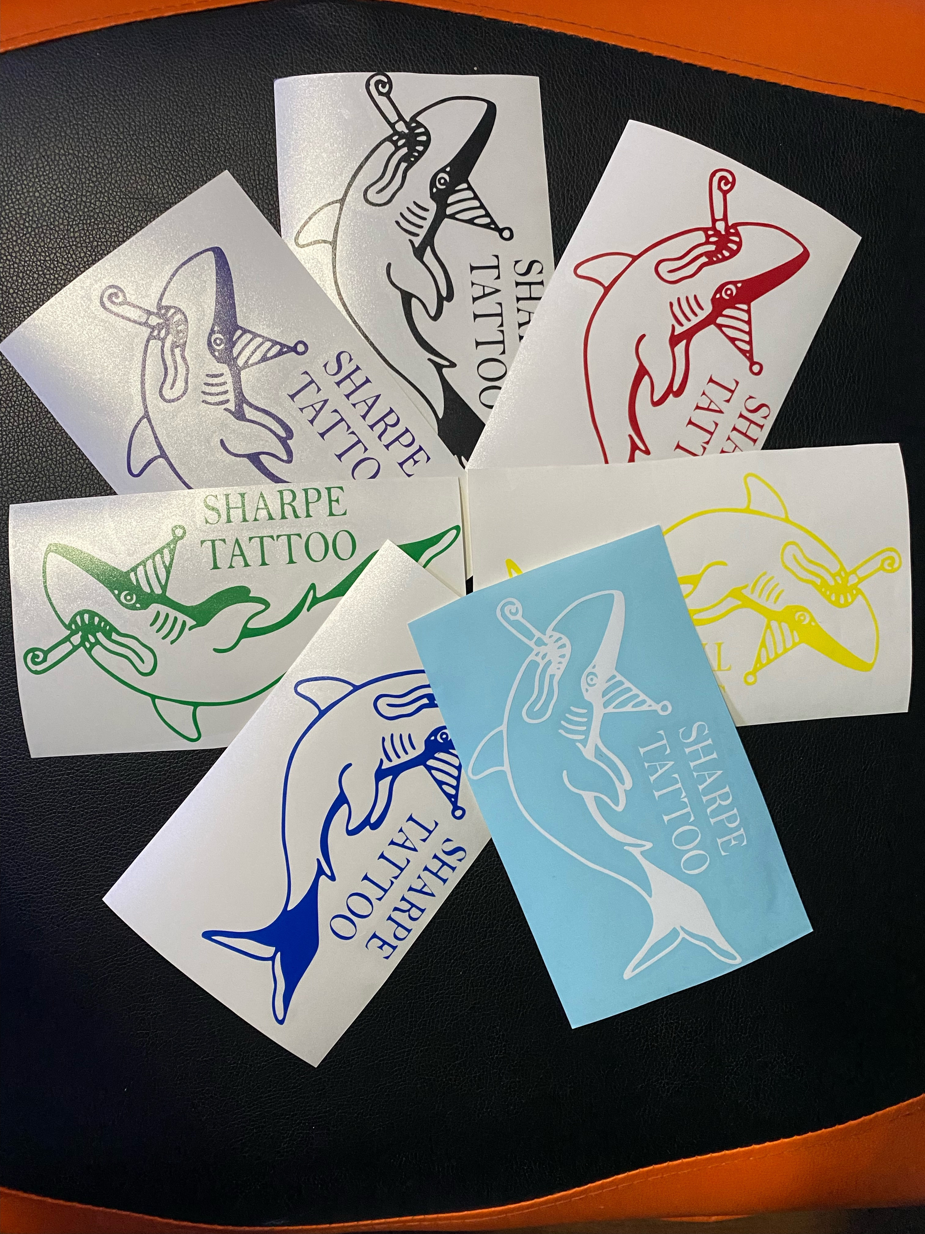 Large SHARPE TATTOO Sticker