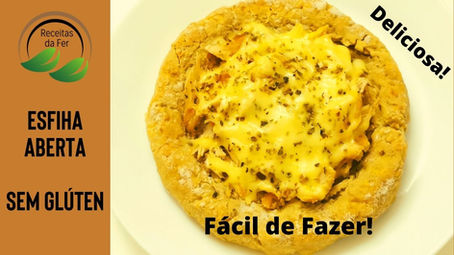 Receita de Esfiha Aberta Sem Glúten