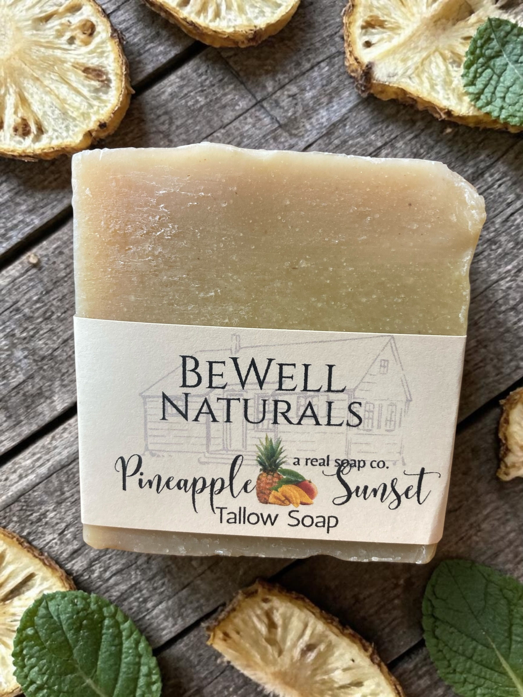 Pineapple Sunset Tallow Bar Soap