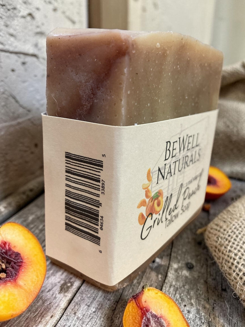 Thumbnail: Grilled Peach Tallow Bar Soap