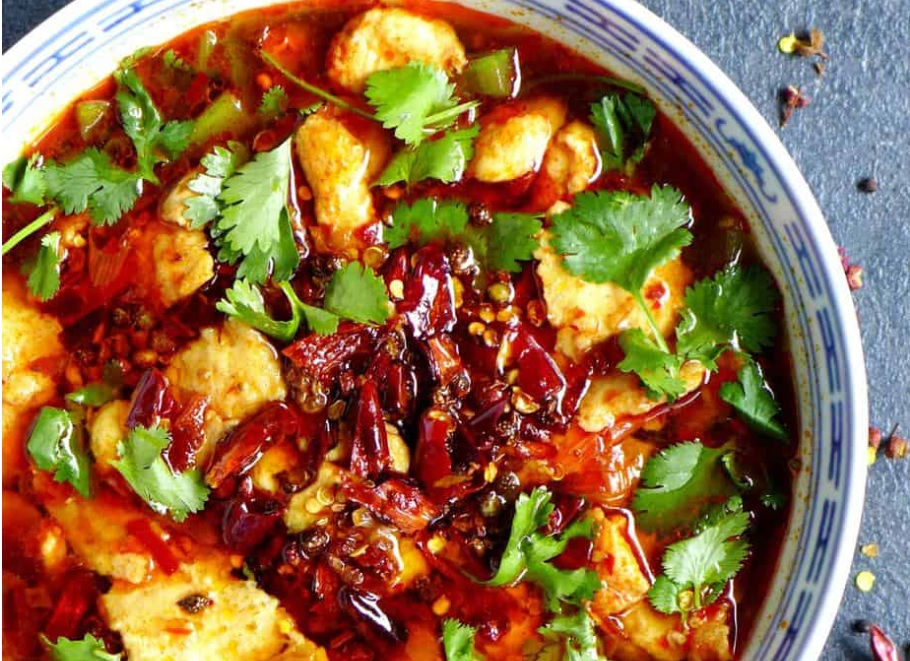 VEGGIE FISH IN CHILI OIL