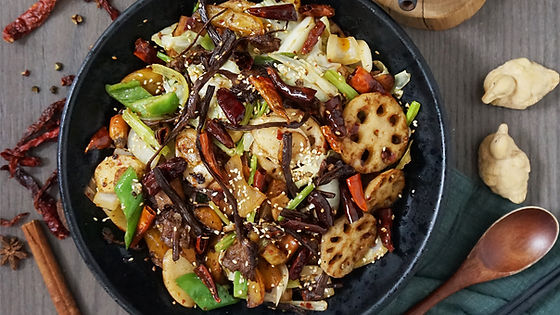 H6. 茶樹菇麻辣香鍋 | Tea Tree Mushroom Fragrant Spicy Pot