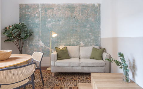Precioso apartamento coliving con alquiler de habitaciones recién reformado en el Barrio de Sant Andreu. Gestionado en exclusiva por Haaus® Coliving Barcelona