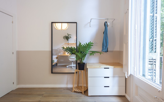 Habitación doble en alquiler en Barcelona en apartamento Coliving