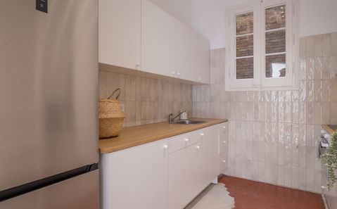 Precioso apartamento coliving con alquiler de habitaciones recién reformado en el Barrio de Sant Andreu. Gestionado en exclusiva por Haaus® Coliving Barcelona