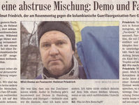 f a r c - demonstration | badische zeitung 05.02.2008