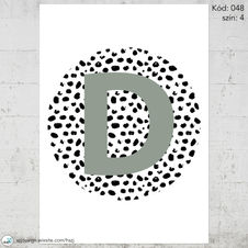 Bohém kezdőbetű választható színekben! A gyerekek büszkék a nevükre, a saját kezdőbetűjükre, pláne, ha az a falat díszíti. :)