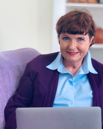 Woman at computer