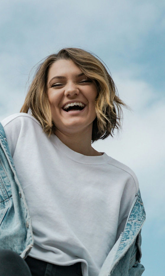 Woman happy after adhd therapy