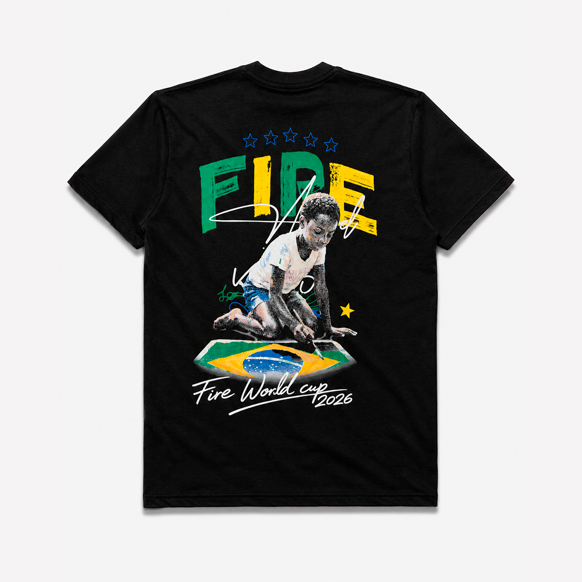 Camiseta Básica Fire World Cup 2026