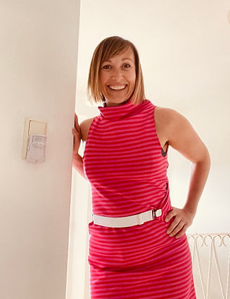 Nicole Rubisch, Schreiberin mit Herz beim Foto-Shooting