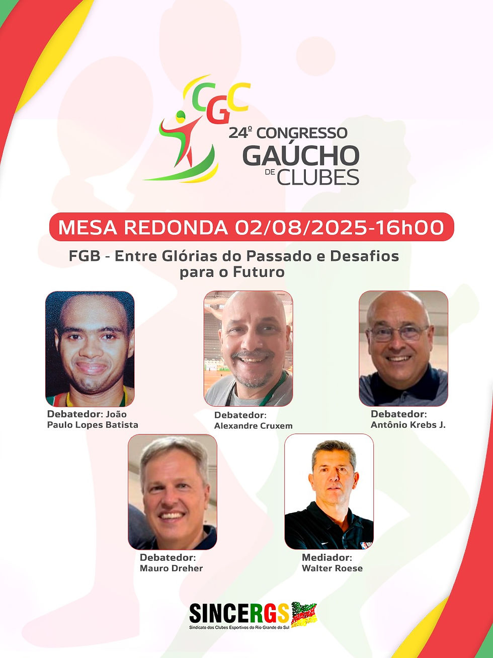 Entre Glórias do Passado e Desafios para o Futuro: Mesa-Redonda da FGB no 24º Congresso Gaúcho de Clubes