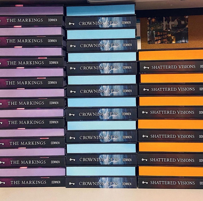author collaborations,
sprayed edges, indie authors, indie, indie bookstore, self published, stenciled edges, special editions, exclusive editions, sprayed, stenciled, casey bond, wattpad
