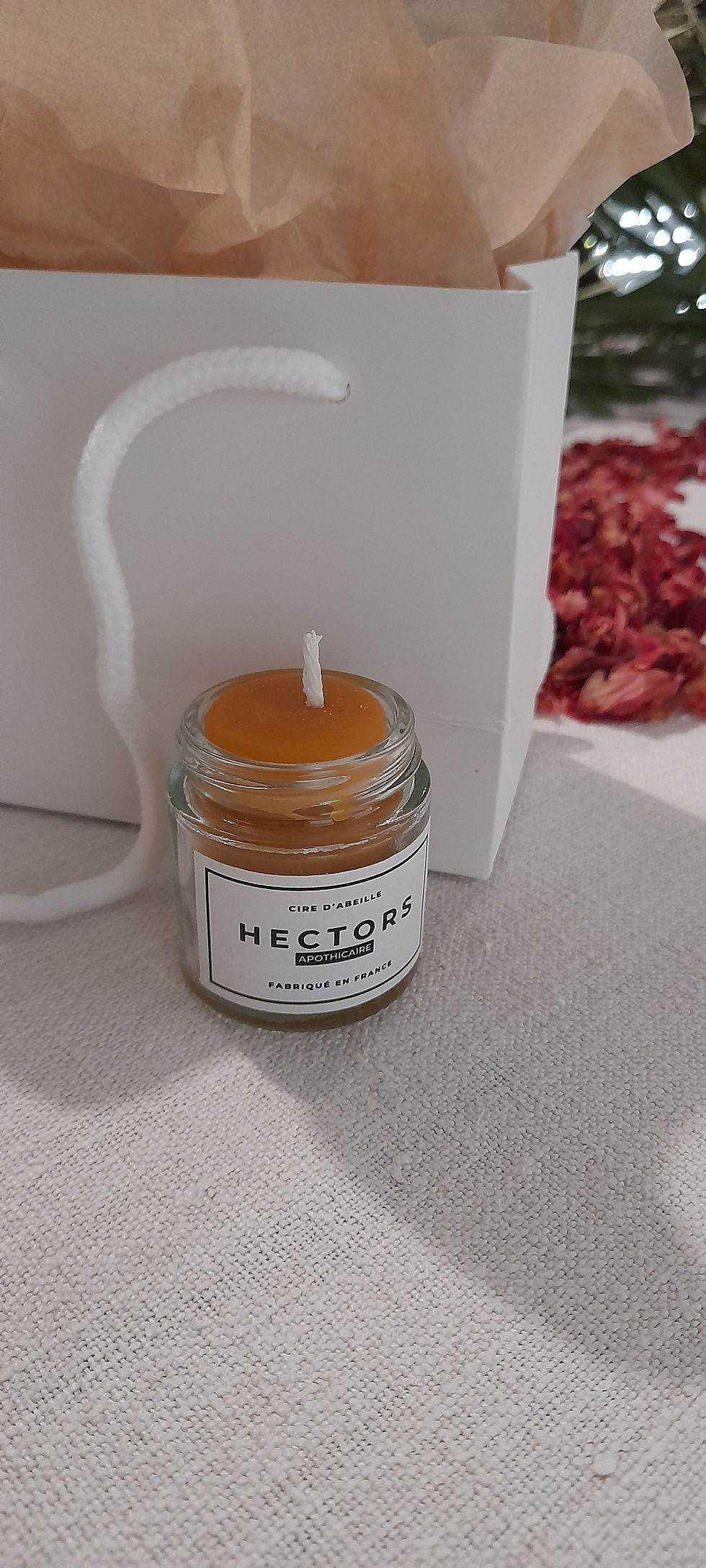 Thumbnail: 3 x 30g  Pure French Beeswax Candles