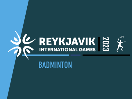 Keppt í badminton á Reykjavik International Games næstu tvær helgar