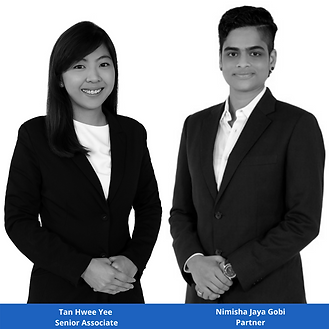 (left) Tan Hwee Yee, (right) Nimisha Jay