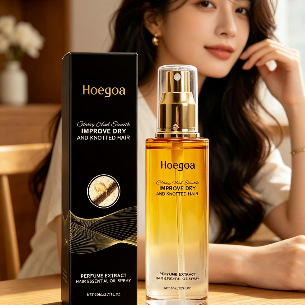 Thumbnail: Hoegoa Hair Essential Oil Spray Smooth Glossy Anti Frizz Hydrate Dry Ends Non Gr