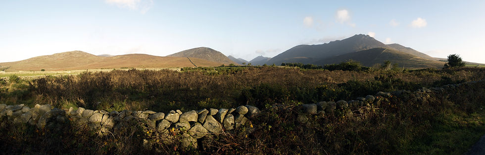 The Mourne Mountains in northern Ireland