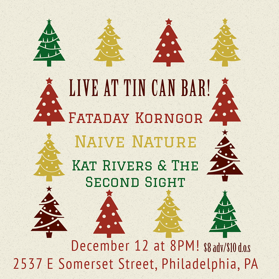 Faraday Korngor w/ Naive Nature // Kat Rivers & The Second Sight