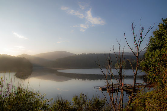 Streiflicht über dem Rursee mit Bootsanleger.jpg