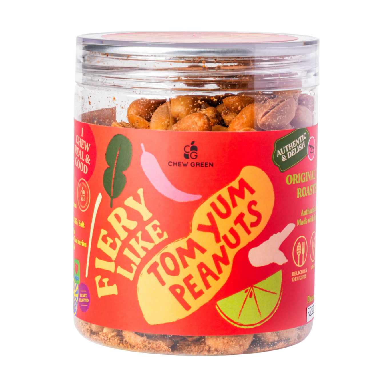 Roasted Thai Tom Yum Peanuts (200g)