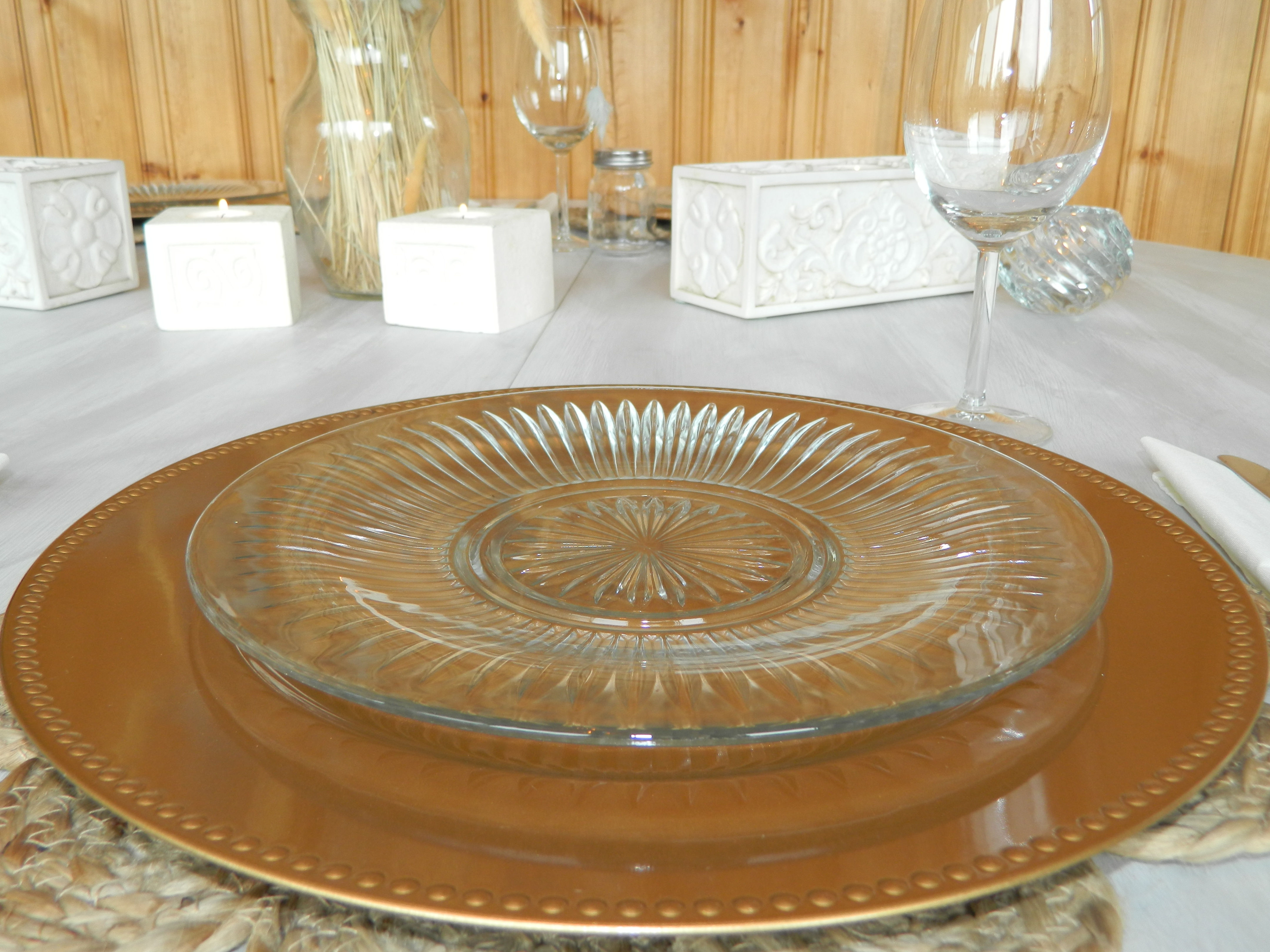 Glass Round Plate