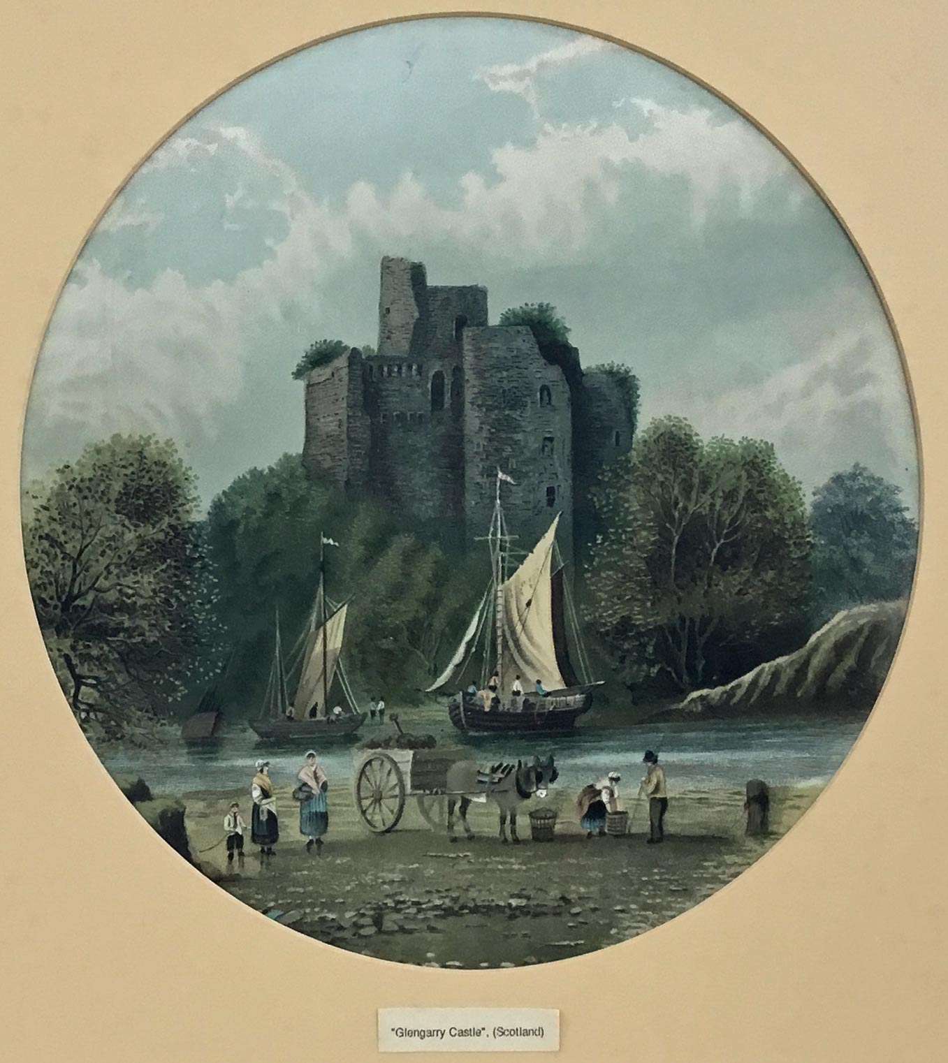 GLENCARRY CASTLE ETCHING