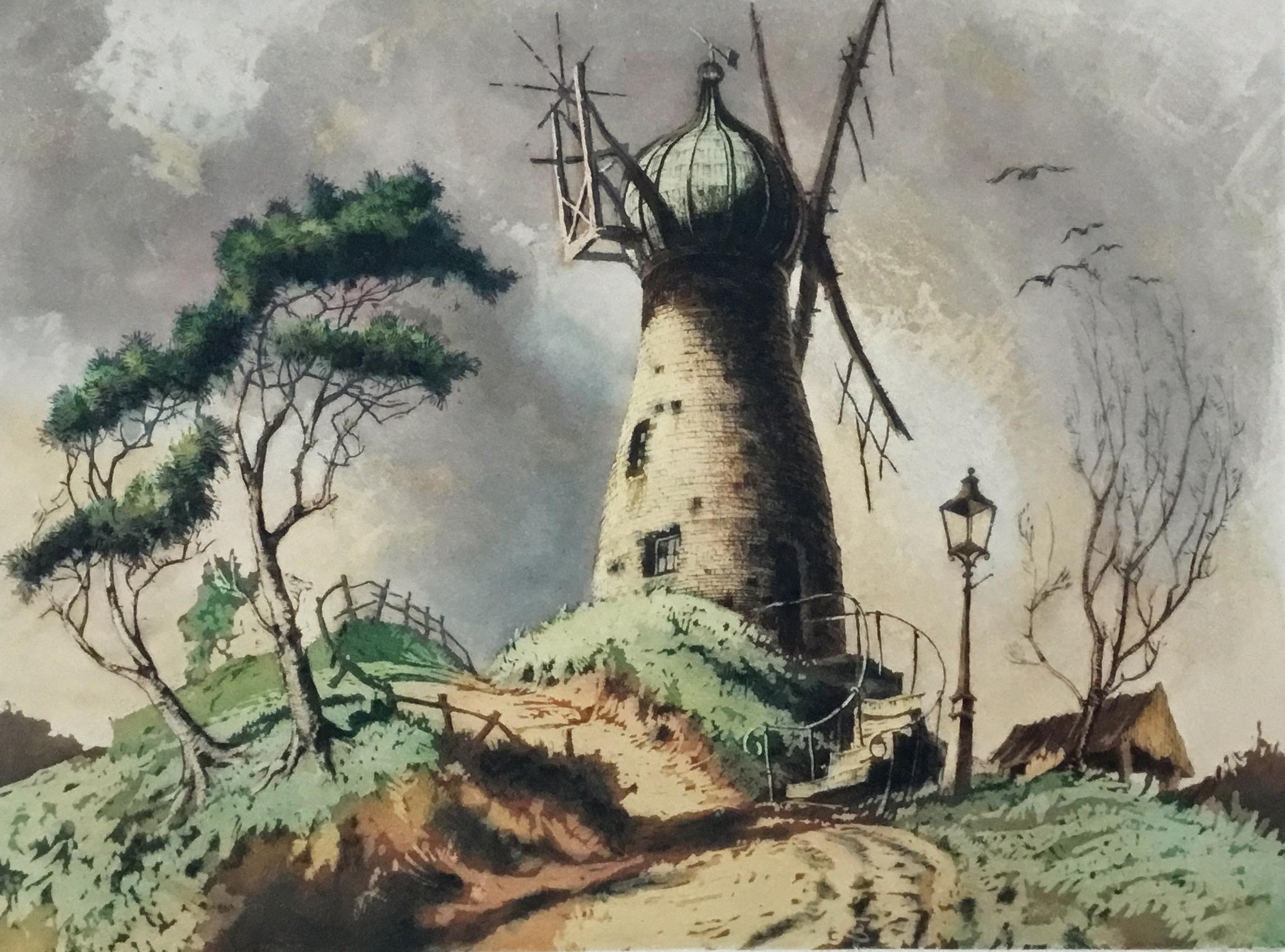 JAMES PRIDDEY LITHOGRAPH