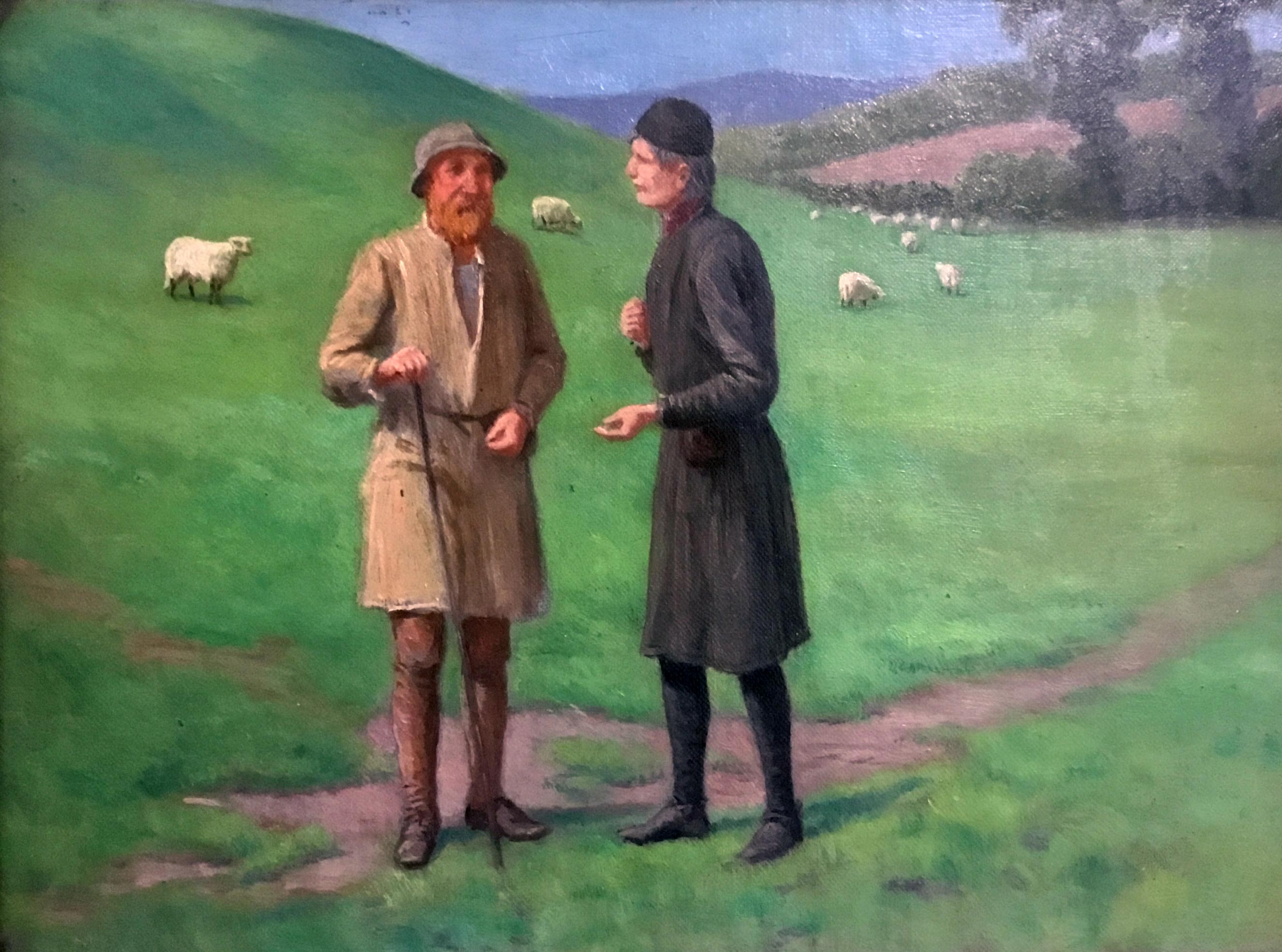 IMPRESSIONIST FRENCH OIL ON BOARD