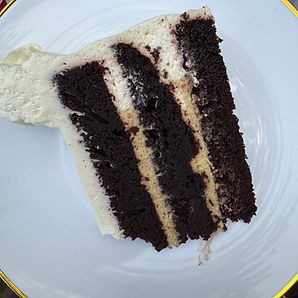 Chocolate and peanut butter cake