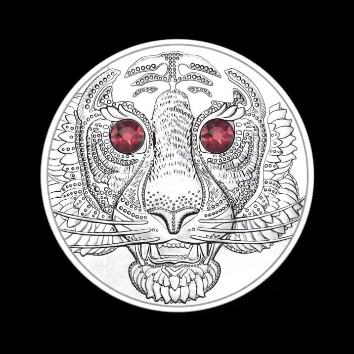 ภาพขนาดย่อ: Silver coin 22.42g. – THE POWER OF THE TIGER