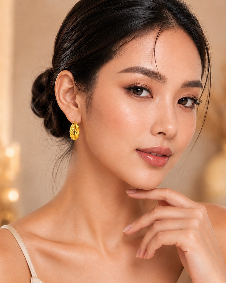 earring model