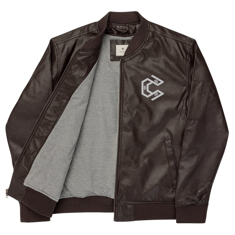 ภาพขนาดย่อ: Leather Bomber Jacket  by CreditTMK